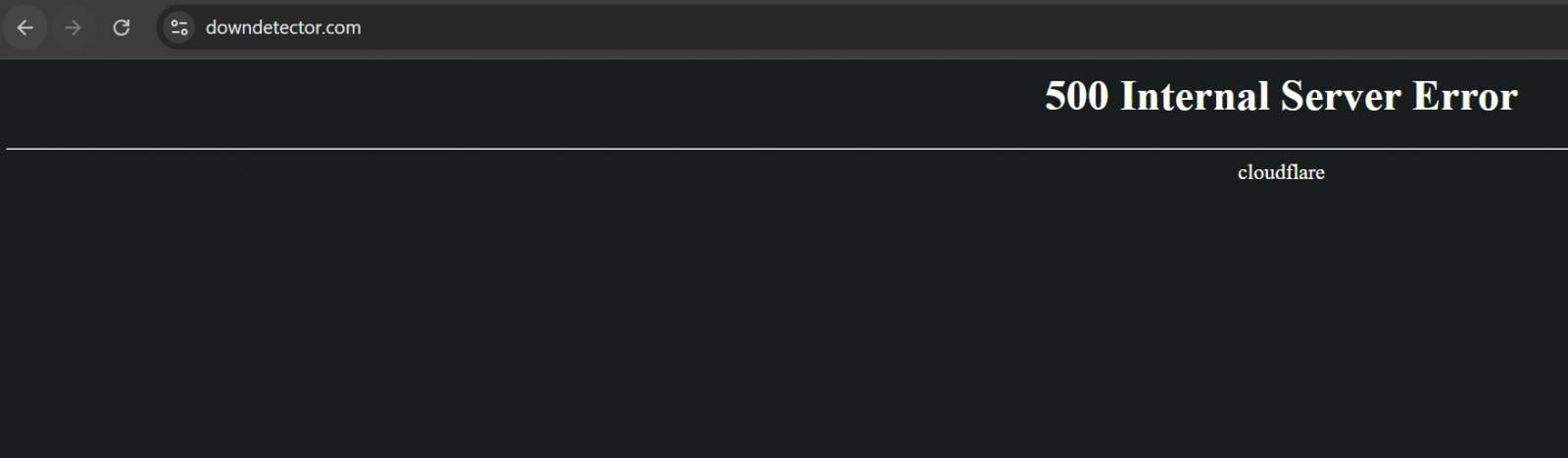 Cloudflare down