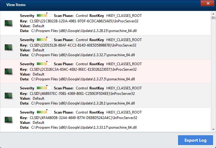 Detected Issues