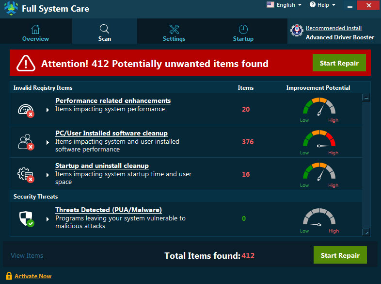 Scan Results